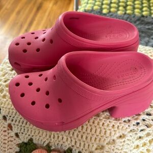 Pink Crush Croc Clogs